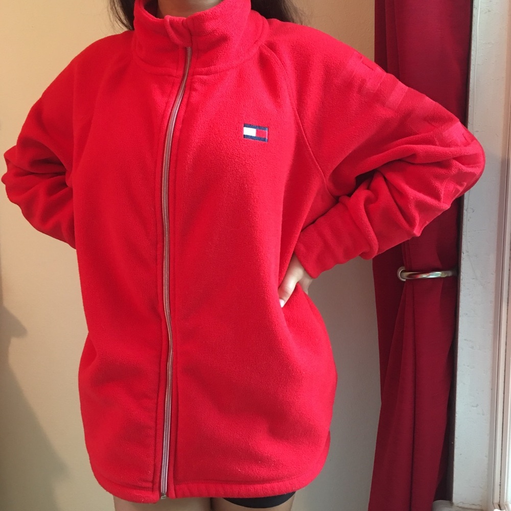 Tommy Hilfiger oversized zip up jacket